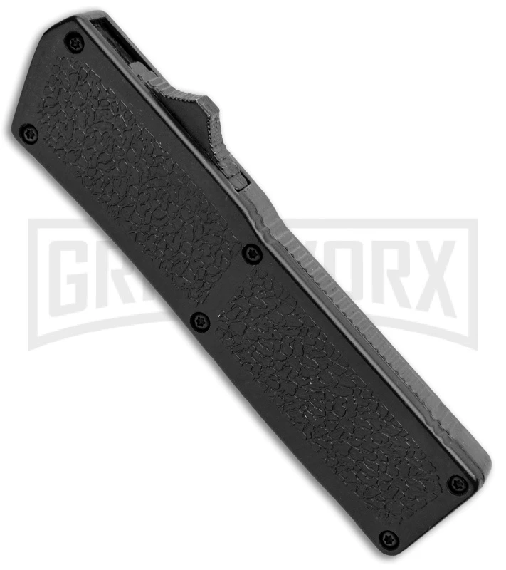Thunder Black D/A OTF Automatic Knife - Black Plain 4 Thunder Black D/A OTF Automatic Knife - Black Plain - Image 2