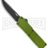Thunder Green D/A OTF Automatic Knife - Black Plain -Kershaw Store Thunder Green DA OTF Auto Black GX 34280 jr large