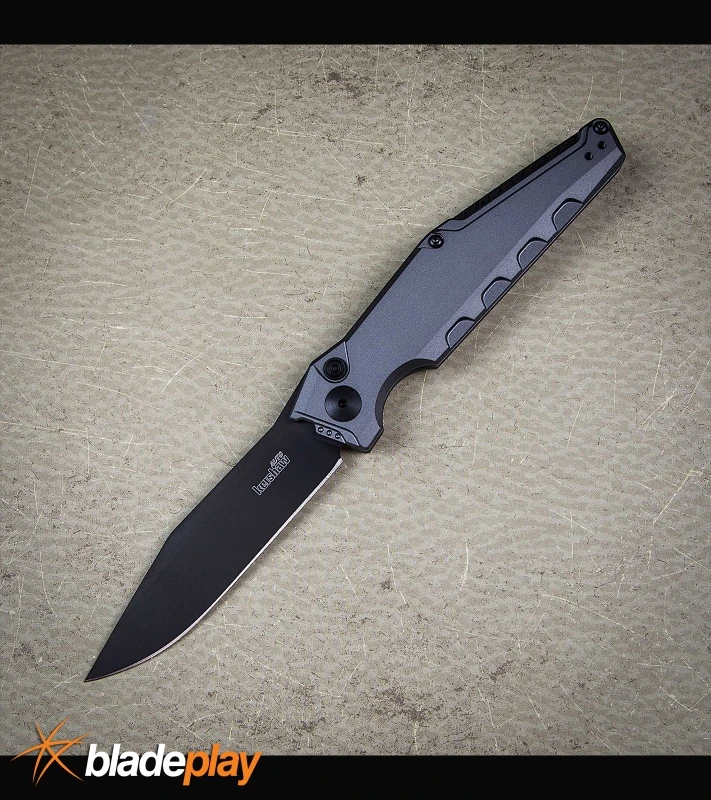 Kershaw Launch 7 Galyean Gray Automatic Knife - Black Plain 8 Kershaw Launch 7 Galyean Gray Automatic Knife - Black Plain - Image 6