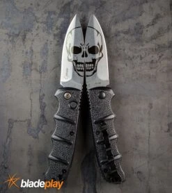 Boker Kalashnikov Skull Black Automatic Knife - D2 Dagger Stonewash Plain 13 Boker Kalashnikov Skull Black Automatic Knife - D2 Dagger Stonewash Plain -Kershaw Store Untitled 1Boker Skull Kalashnikov Dagger Automatic Knife BHQ75532 kp steel web large