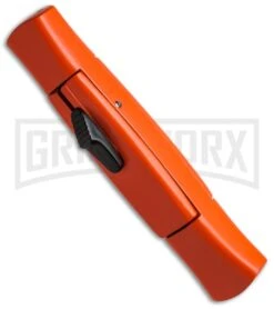 AKC 077 Concord Orange OTF Automatic Knife - Black Plain 7 AKC 077 Concord Orange OTF Automatic Knife - Black Plain -Kershaw Store akc 077 otf orange black plain bottom cm large