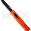 AKC 077 Concord Orange OTF Automatic Knife - Black Plain -Kershaw Store akc 077 otf orange black plain cm large