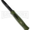 AKC Concord NATO Military Green OTF Automatic Knife - Dagger Black Plain -Kershaw Store akc 16 nato military dagger large