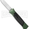 AKC 777 Blackfinger Green/Black OTF Automatic Knife - Flat Grind Satin Plain 2 AKC 777 Blackfinger Green/Black OTF Automatic Knife - Flat Grind Satin Plain -Kershaw Store akc 777 green satin flat BHQ 34856 jr large