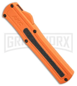 AKC F-20 Orange D/A OTF Dagger Automatic Knife - Satin Plain 7 AKC F-20 Orange D/A OTF Dagger Automatic Knife - Satin Plain -Kershaw Store akc f 20 da otf auto black Orange aluminum Satin dagger BHQ 177350 jr spine large