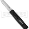 AKC Minion Concord Black OTF Automatic Knife - Dagger Satin Plain -Kershaw Store akc minion mini automatic otf bhq 50710 jr large