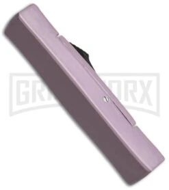 AKC Minion Concord Purple OTF Automatic Knife - Satin Plain 7 AKC Minion Concord Purple OTF Automatic Knife - Satin Plain -Kershaw Store akc minion satin flat purple BHQ 36362 dl side large