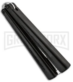 BB Barfly Yellow Bottle Opener Butterly Trainer - Satin -Kershaw Store bbbarfly butterfly bottle opener black side large 3