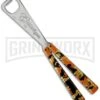 BB Barfly Orange Camo Bottle Opener Butterfly Trainer