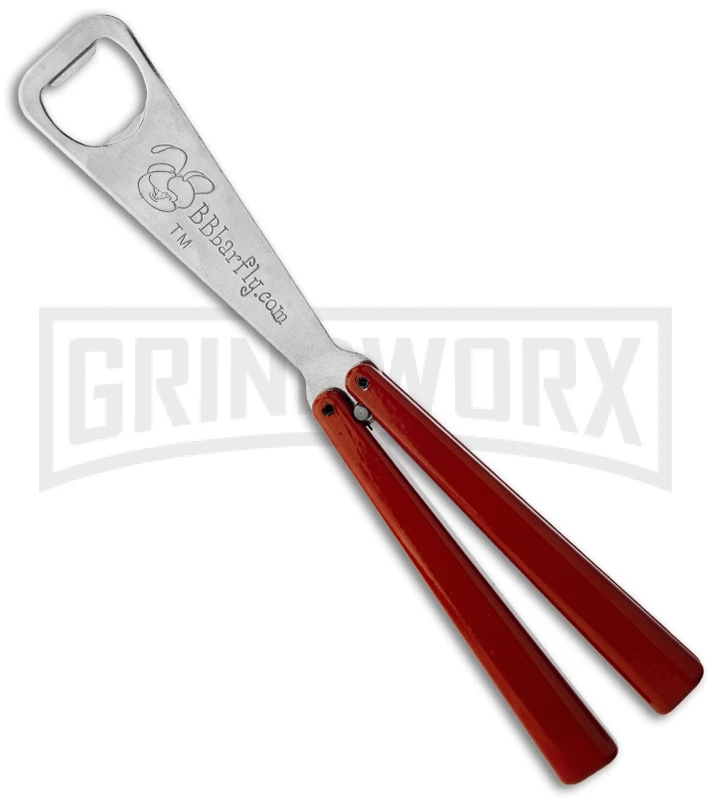 BB Barfly Red Bottle Opener Butterly Trainer 3 BB Barfly Red Bottle Opener Butterly Trainer