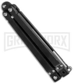 Bear OPS Bear Song II Black G-10 Butterfly Knife - Black Plain -Kershaw Store bear ops b 200 b4 b 35031 bhq 36268 cm side large