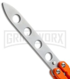Bear OPS Bear Song II Orange Balisong Butterfly Knife - Satin Plain -Kershaw Store bear ops b 201 or4 p 35005 cm blank large