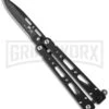 Bear OPS Small Bear-Song IV Black Butterfly Knife - Black Plain -Kershaw Store bear ops b 450 aibl b cm large