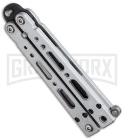 Bear OPS Small Bear Song IV Balisong Butterfly Knife - Black Plain -Kershaw Store bear ops b 450 b 35014 bhq 16204 cm side large