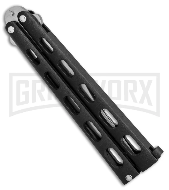 Bear & Son 114 & 114TR Black Butterfly Knife 2-Pack 6 Bear & Son 114 & 114TR Black Butterfly Knife 2-Pack - Image 4