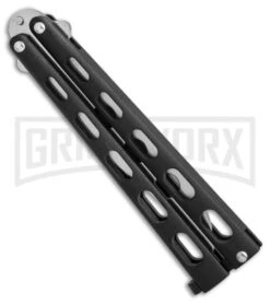 Bear & Son 114 & 114TR Black Butterfly Knife 2-Pack 16 Bear & Son 114 & 114TR Black Butterfly Knife 2-Pack -Kershaw Store bear son 2 pack butterfly special black 114 114TR BHQ 50066 er trainer spine large