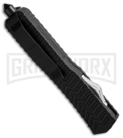 Tread Black D/A OTF Automatic Knife - Dagger Black Plain -Kershaw Store bladeplay otf hk87310 side cm large