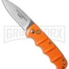 Boker Kalashnikov Orange Automatic Knife - Satin Plain 2 Boker Kalashnikov Orange Automatic Knife - Satin Plain -Kershaw Store boker kalashnikov 01kals11n cm large