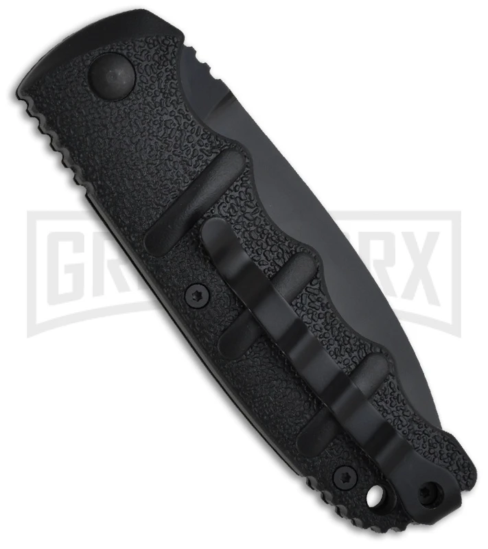 Boker Kalashnikov Black Automatic Knife - D2 Dagger Black Plain 4 Boker Kalashnikov Black Automatic Knife - D2 Dagger Black Plain - Image 2