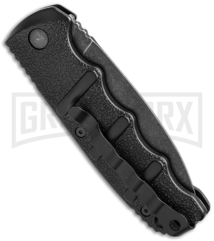 Boker Kalashnikov Black Automatic Knife - D2 Dagger Smokewash Plain 4 Boker Kalashnikov Black Automatic Knife - D2 Dagger Smokewash Plain - Image 2