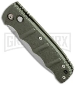 Boker Kalashnikov Dagger OD Green Automatic Knife - Satin Plain -Kershaw Store boker kalashnikov kals14 bhq3 bottom cm large
