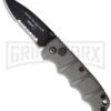 Boker Mini Kalashnikov Gray Automatic Knife - Black Serr 2 Boker Mini Kalashnikov Gray Automatic Knife - Black Serr -Kershaw Store boker kalashnikov mini 01kals73b large