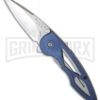 Buck Knives Rush Blue Spring Assisted Knife - Satin Plain -Kershaw Store buck knives rush 0290bls b 5538 large
