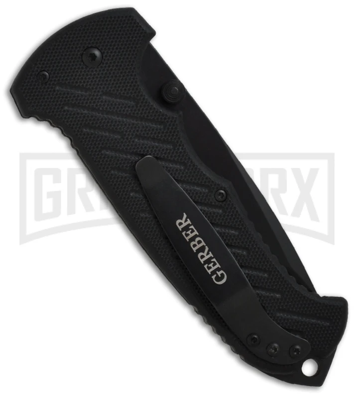 Gerber Knives 06 FAST Black Spring Assist Knife - Tanto Black Serr 4 Gerber Knives 06 FAST Black Spring Assist Knife - Tanto Black Serr - Image 2