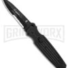 Gerber Knives Covert Black Spring Assisted Knife - Black Serr -Kershaw Store gerber covert fast clip black serr 22 41966 BHQ 4052 jr large