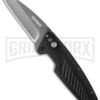 Gerber Fullback AO Black Plastic Spring Assisted Knife - Gray Plain