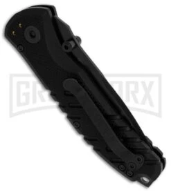 Gerber Knives Propel AO Black Spring Assisted Knife - Tanto Black Serr -Kershaw Store gerber propel tactical auto 30 000698n side large
