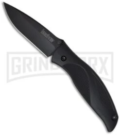 Kershaw Blackout Assisted Opening Knife - Black Plain