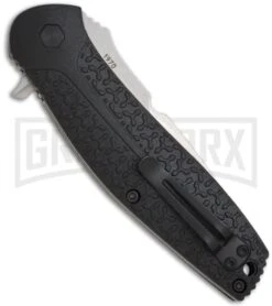 Kershaw Burst Assisted Opening Knife - Stonewash Serr -Kershaw Store kershaw 1970 burst back large