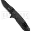 Kershaw Funxion Lightweight Assisted Opening Knife - Black Serr -Kershaw Store kershaw 8100 funxion emt large