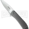 Kershaw Amplitude 2.5 Assisted Opening Knife - Satin Plain -Kershaw Store kershaw amplitude 2 5 3870 cm large