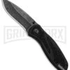 Kershaw Blur Black Assisted Opening Knife - BlackWash Plain -Kershaw Store kershaw blur blackwash 1670bw bhq 21524 jr large