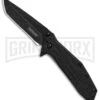 Kershaw Brawler Assisted Opening Knife - BlackWash Plain -Kershaw Store kershaw brawler black blackwash KS1990BW BHQ 49613 jr large