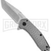 Kershaw Cathode Assisted Opening Flipper Knife - Stonewash 1 Kershaw Cathode Assisted Opening Flipper Knife - Stonewash -Kershaw Store kershaw cathode 1324 cm large