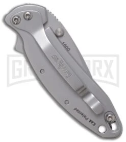 Kershaw Chive Assisted Opening Knife - Bead Blast Plain -Kershaw Store kershaw chive 1600 new back large