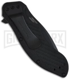 Kershaw Clash Assisted Opening Knife - Black Plain -Kershaw Store kershaw clash 1605cktx back large