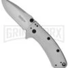 Kershaw Cryo Flipper Assisted Opening Knife - Bead Blast Plain -Kershaw Store kershaw cryo 1555 large