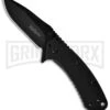 Kershaw Cryo Flipper Black Assisted Opening Knife - Black Plain 2 Kershaw Cryo Flipper Black Assisted Opening Knife - Black Plain -Kershaw Store kershaw cryo 1555blk large