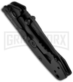 Kershaw Cryo Flipper Black Assisted Opening Knife - Black Plain -Kershaw Store kershaw cryo 1555blk side large