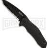 Kershaw Kuro Tanto Assisted Opening Knife - Black -Kershaw Store kershaw kuro 1835tblkst large