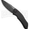 Kershaw Launch 1 Black Aluminum Automatic Knife - Blackwash Plain -Kershaw Store kershaw launch 1 blackwash 7100BW BHQ 27374 jr large