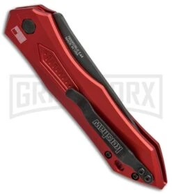 Kershaw Launch 6 Red Automatic Knife - Black Plain 8 Kershaw Launch 6 Red Automatic Knife - Black Plain -Kershaw Store kershaw launch 6 red ker7800rdblk BHQ 37456 er side large