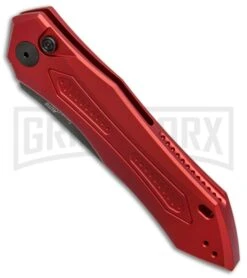 Kershaw Launch 6 Red Automatic Knife - Black Plain 9 Kershaw Launch 6 Red Automatic Knife - Black Plain -Kershaw Store kershaw launch 6 red ker7800rdblk BHQ 37456 er spine large