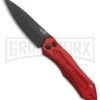 Kershaw Launch 6 Red Automatic Knife - Black Plain -Kershaw Store kershaw launch 6 red ker7800rdblk BHQ 37456 jr large