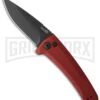 Kershaw Launch 3 Red Automatic Knife - Black Plain -Kershaw Store kershaw launch auto 3 black dlc red cm large