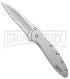 Kershaw Leek Assisted Opening Knife - Bead Blast Serr